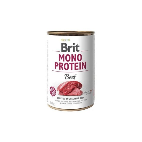 Корм Brit Care Mono Protein з яловичиною вологий для собак 400г