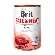 Корм Brit Care Pate&Meat з яловичиною вологий для собак 400г