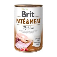 Корм Brit Care Pate&Meat з кроликом вологий для собак 400г
