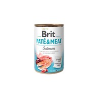 Корм Brit Care Pate&Meat з лососем вологий для собак 400г