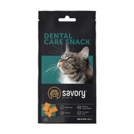 Ласощі Savory для здоров’я зубів хрумкі подушечки для дорослих котів 60г