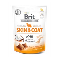 Ласощі Brit Care Functional Snack з крилем та кокосом для шкіри та шерсті напіввологі для собак 150г