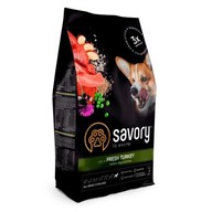 Корм Savory зі свіжою індичкою сухий для стерилізованих собак усіх порід 3кг