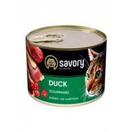 Корм Savory з качкою вологий для вибагливих котів 200г