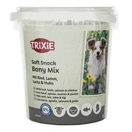 Ласощі Trixie Soft Snack Bony Mix з яловичиною, ягням, лососем та куркою для собак 500г