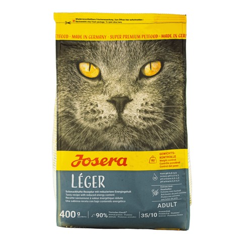 Корм Josera Leger з куркою сухий для дорослих котів з надмірною вагою та стерилізованих 400г