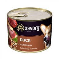 Корм Savory Dog Gourmand паштет з качкою вологий для дорослих собак усіх порід 200г
