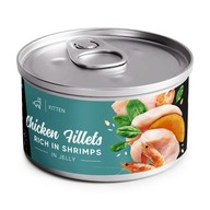 Корм Savory філе курки з креветками в желе вологий для кошенят 70г