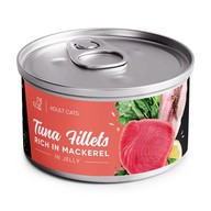 Корм Savory філе тунця з макреллю в желе вологий для дорослих котів 70г