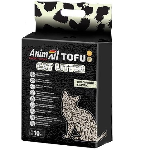 Наповнювач AnimAll Tofu Класік для котячого туалету 4,66кг/10л