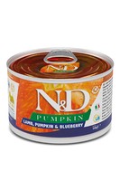Корм Farmina N&D Pumpkin з ягням, гарбузом та чорницею беззерновий вологий для дорослих собак малих порід 140г