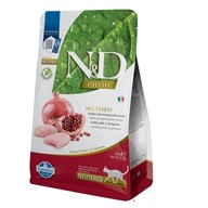 Корм Farmina N&D Prime з куркою та гранатом беззерновий сухий для стерилизованих котів 300г