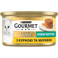 Корм Purina Gourmet Gold Курка-морква для котів з/б 85г