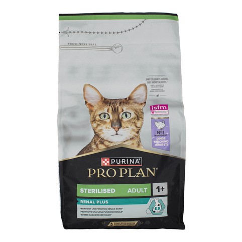 Корм ProPlan Sterilised Renal з індичкою сухий для стерилізованих котів 1,5кг