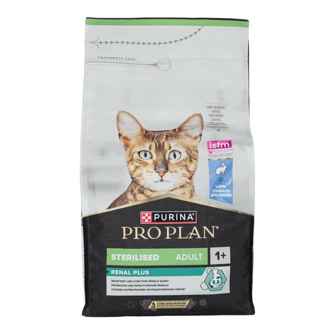 Корм ProPlan Sterilised Renal з кроликом сухий для стерилізованих котів 1,5кг