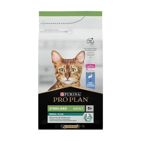 Корм ProPlan Sterilised Renal з кроликом сухий для стерилізованих котів 10кг
