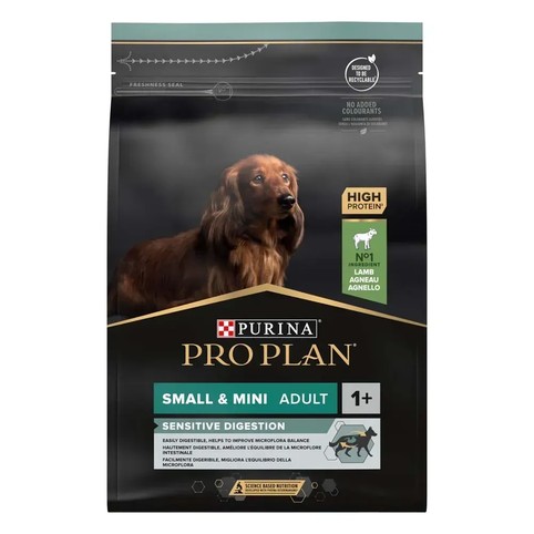 Корм ProPlan Small&Mini Sensitive Digestion з ягням сухий для собак малих порід з чутливим травленням 3кг