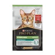 Корм ProPlan Sterilised з яловичиною та куркою для стерилізованих котів 10x85г