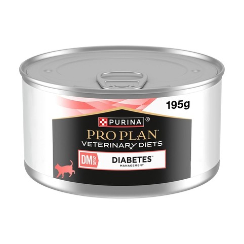 Дієтичний корм ProPlan Veterinary Diets DM Diabetes для регулювання надходження глюкози (цукровий діабет) для котів 195г