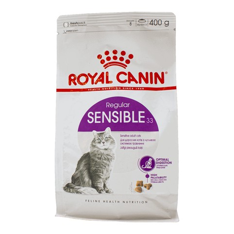 Корм Royal Canin Sensible сухий для котів 400г