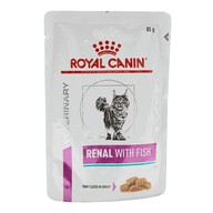 Корм Royal Canin Renal Cat Fish лікувальний вологий в соусі для котів 85г